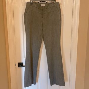 Elle size 8 pants. Gray and black tweed texture